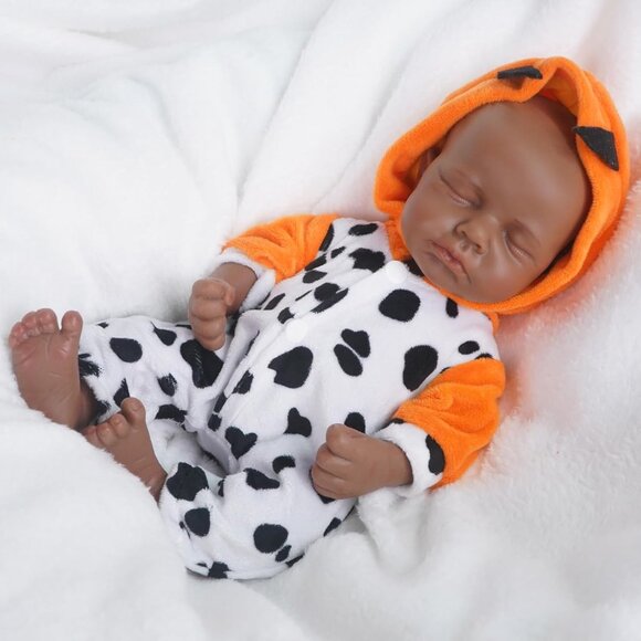 🆕 Full Body Platinum Silicone Baby Dolls Newborn Adam-Tan Reborn Baby Boy - Picture 5 of 10